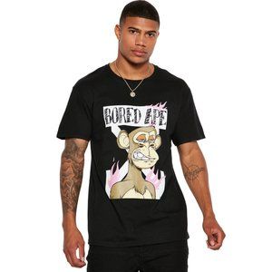 BAYC Bored Ape Short Sleeve T-Shirt Tee Men's